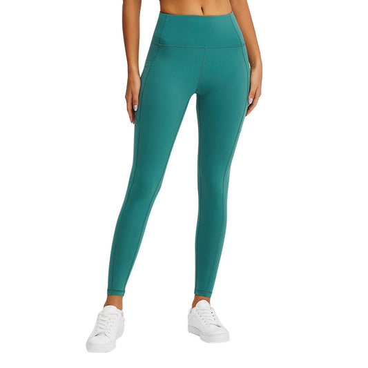 Women's High-waist Hip-lifting Running Tight-fitting Elastic Feet Sports Fitness Pants