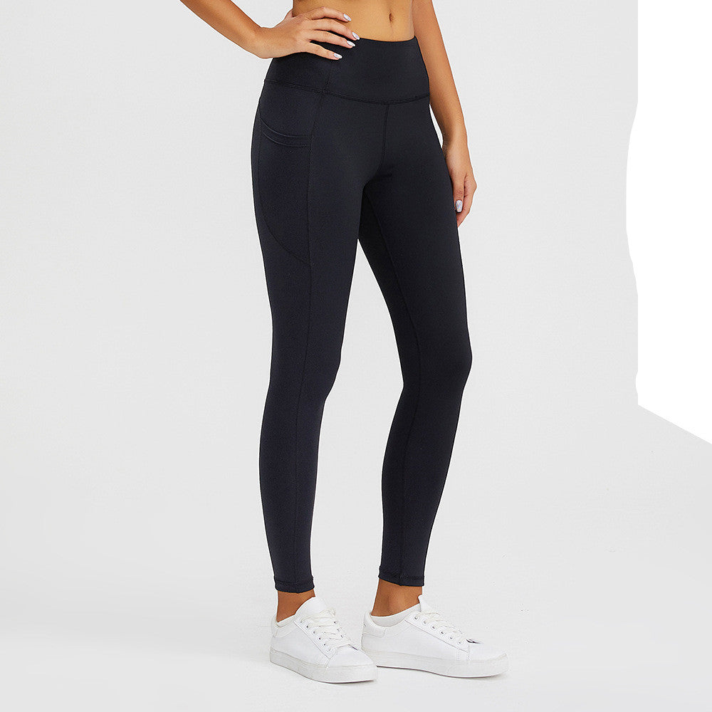 Women's High-waist Hip-lifting Running Tight-fitting Elastic Feet Sports Fitness Pants