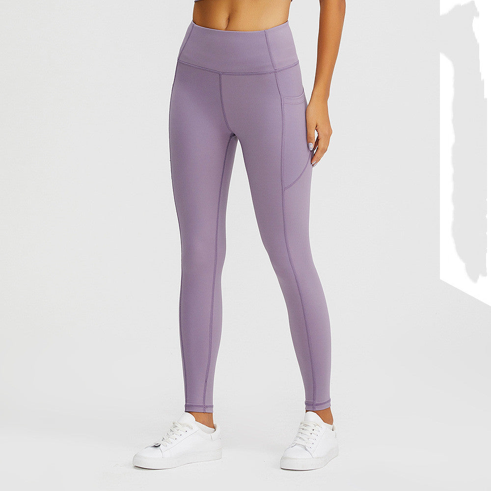 Women's High-waist Hip-lifting Running Tight-fitting Elastic Feet Sports Fitness Pants