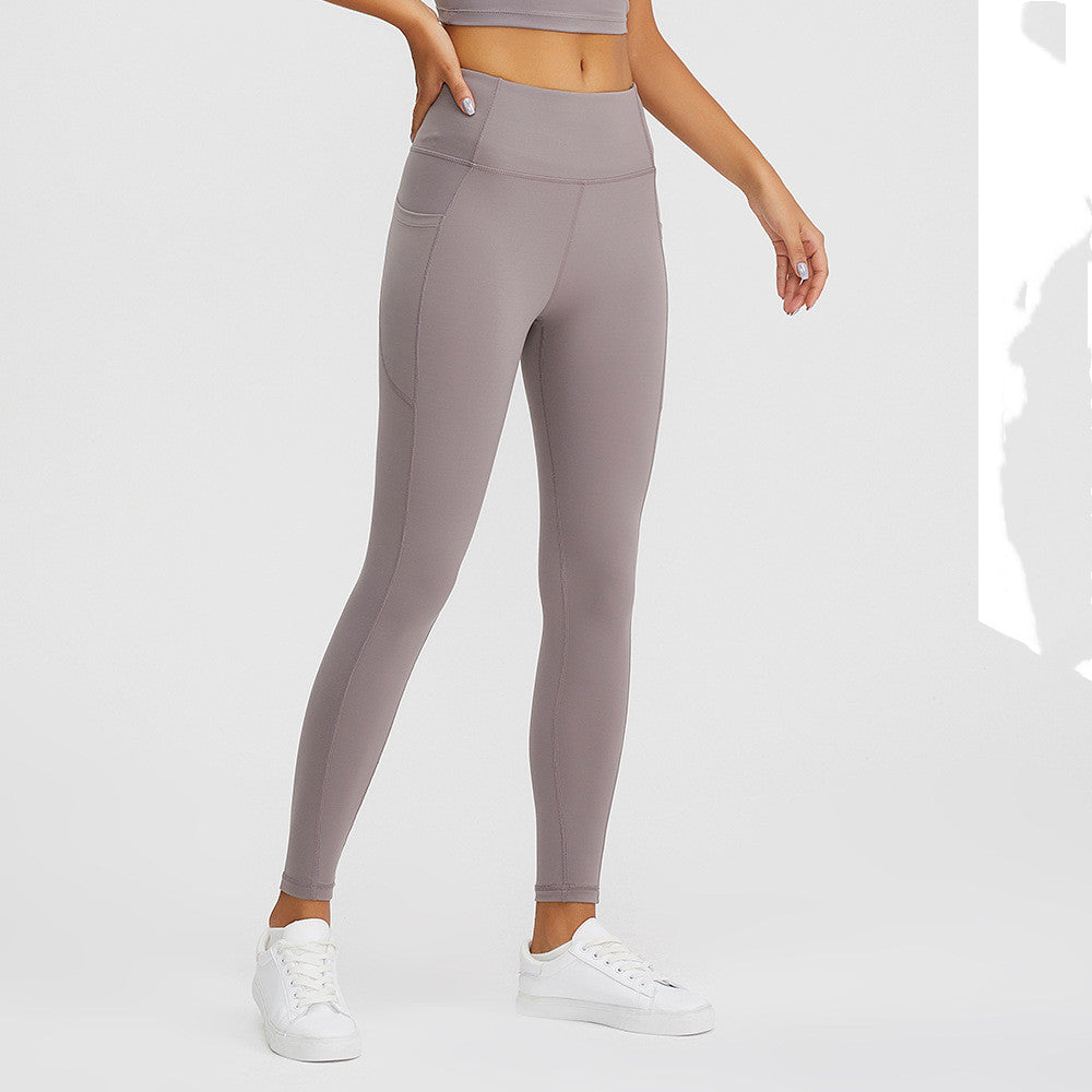 Women's High-waist Hip-lifting Running Tight-fitting Elastic Feet Sports Fitness Pants