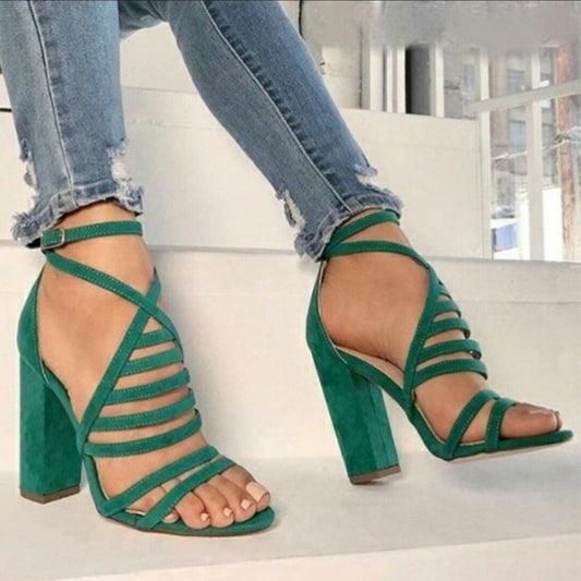 New European And American Strappy Sandals In Stock Women's Sandals