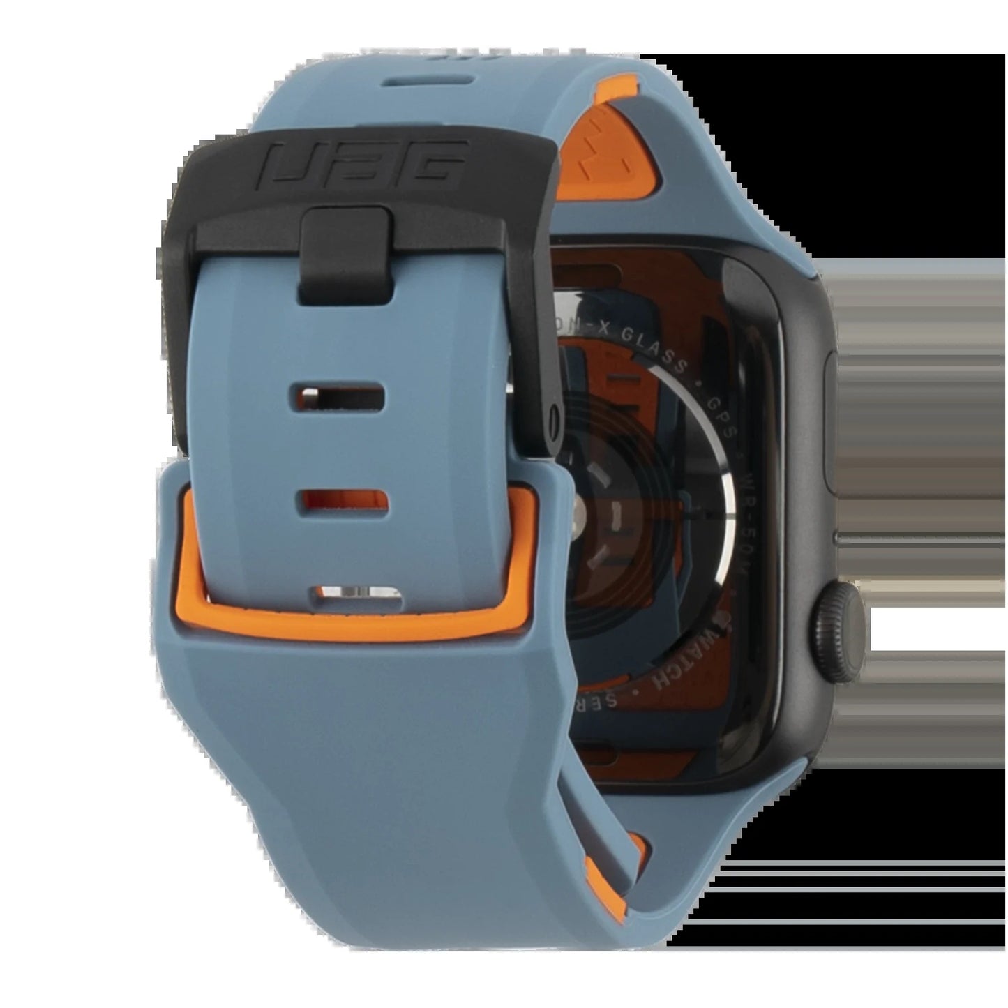 Compatible with Apple, Suitable For IWATCH 38MM 40MM Meteorite Silicone Strap Two-color Green Blue Black Red Yellow