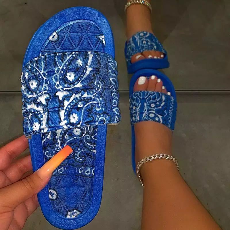 Fashion Casual Flat Bottom Women's Slippers