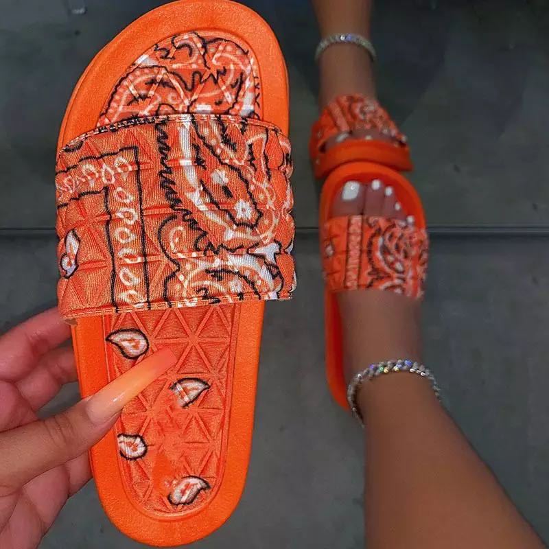 Fashion Casual Flat Bottom Women's Slippers