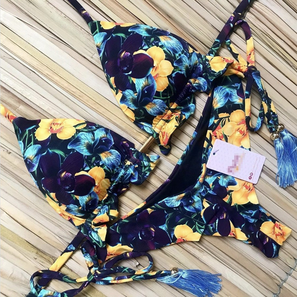 European And American New Swimwear Split-print Bikini