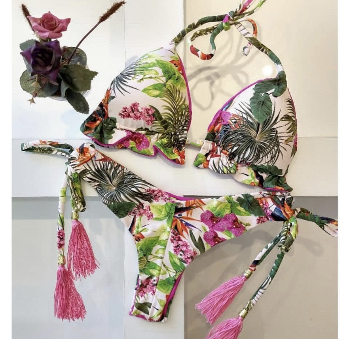 European And American New Swimwear Split-print Bikini