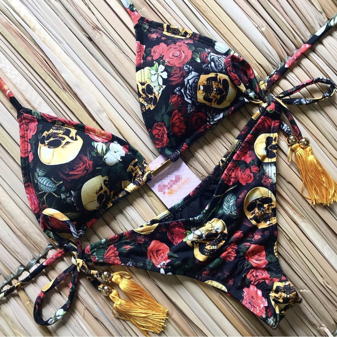 European And American New Swimwear Split-print Bikini