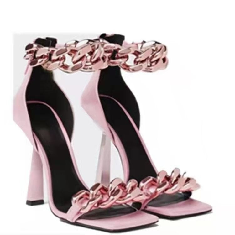 Low-cut Stiletto Suede One-size Fashion Sandals