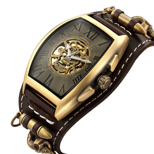 European And American Style Punk Men's Fashion Skull Casual Hollow