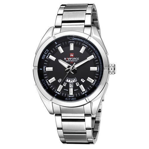Steel Belt Men's Watch Business Belt Calendar Week Watch