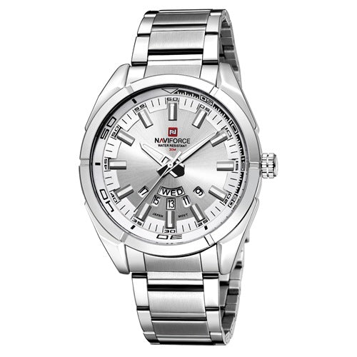 Steel Belt Men's Watch Business Belt Calendar Week Watch
