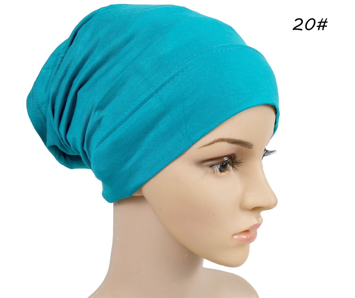 Monochrome Modal Cap Elastic Solid Color Mercerized Cotton Bandage Soft Ladies Multicolor Cap