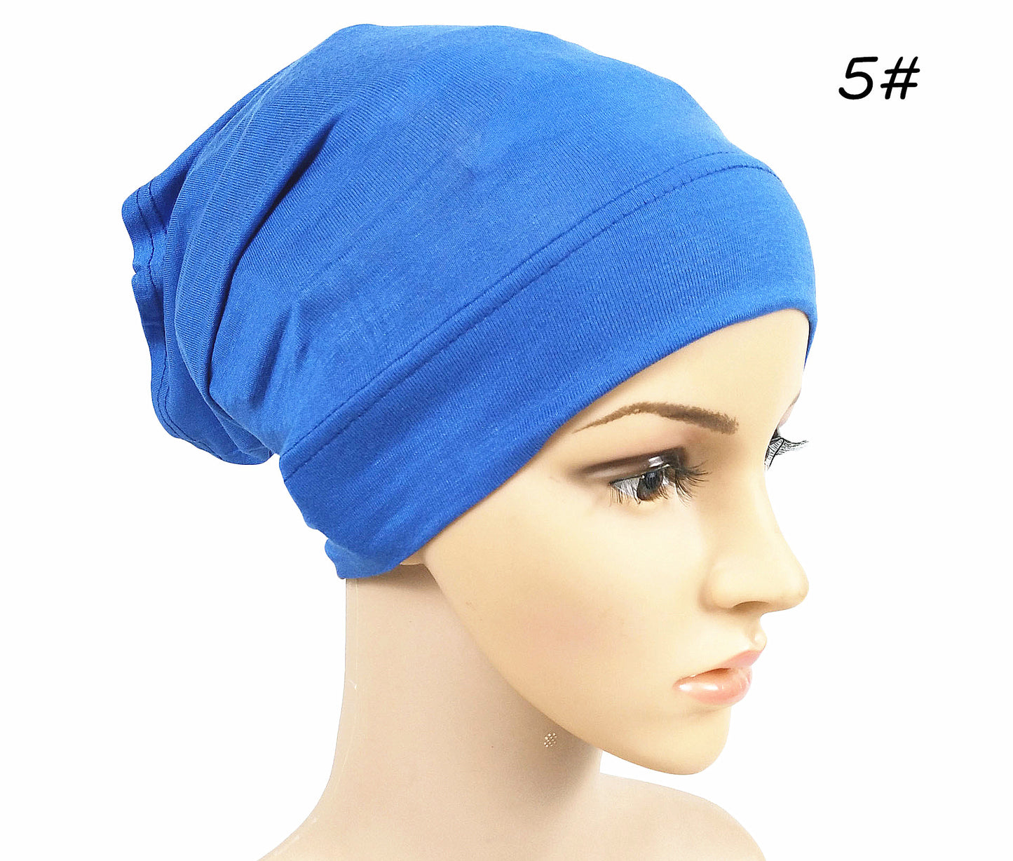 Monochrome Modal Cap Elastic Solid Color Mercerized Cotton Bandage Soft Ladies Multicolor Cap
