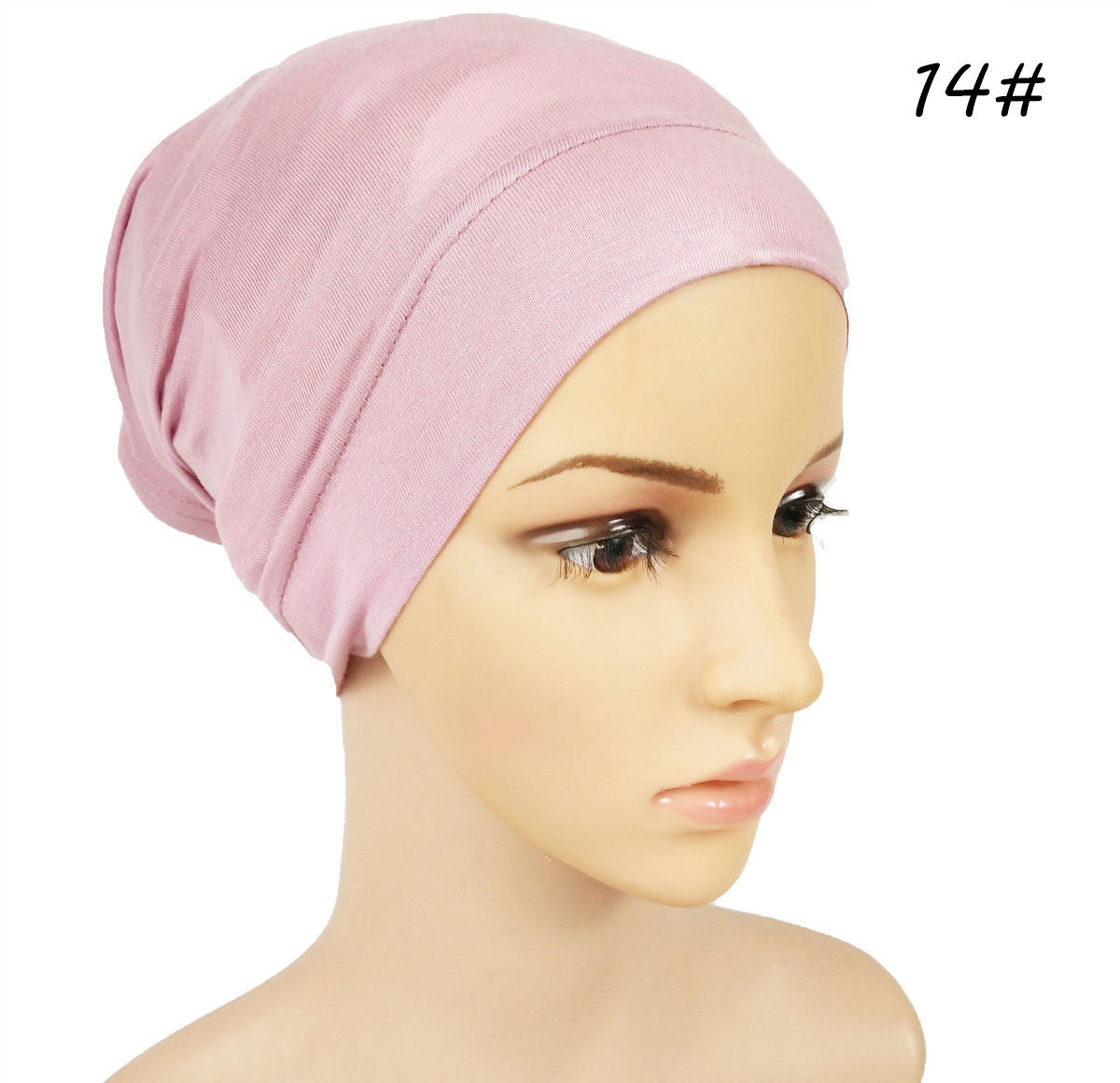 Monochrome Modal Cap Elastic Solid Color Mercerized Cotton Bandage Soft Ladies Multicolor Cap