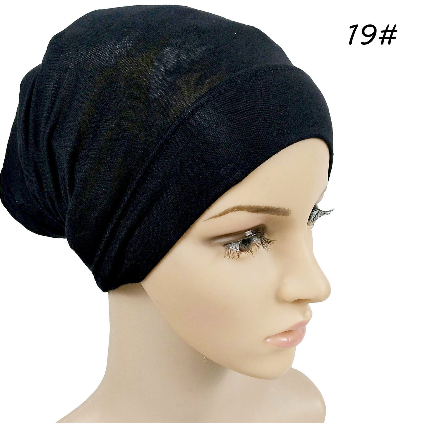 Monochrome Modal Cap Elastic Solid Color Mercerized Cotton Bandage Soft Ladies Multicolor Cap