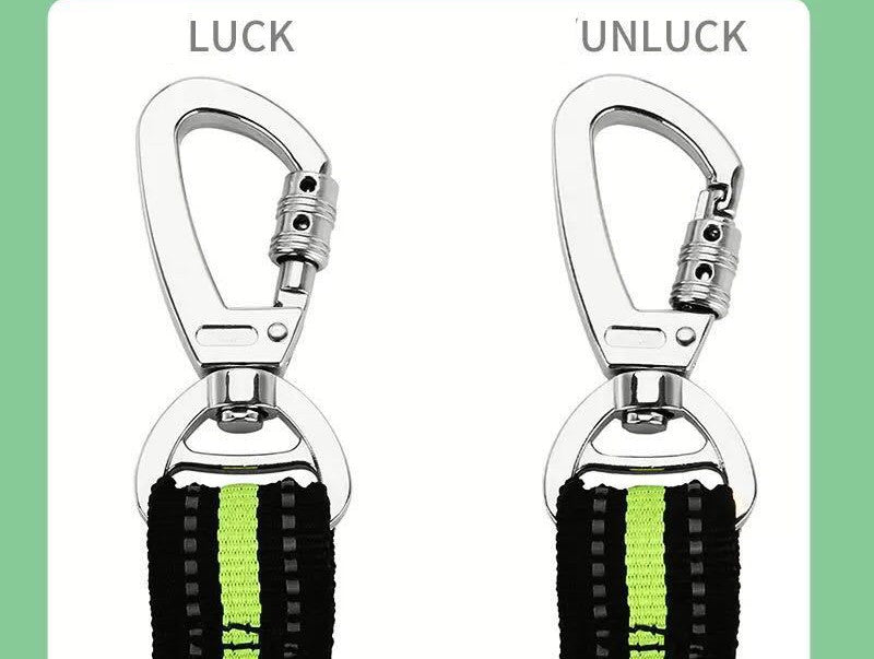 Cross Border Hot Sale Pet Dog High Elastic Traction Rope Strong Fastener Big Dog Special Traction Rope Spot Wholesale