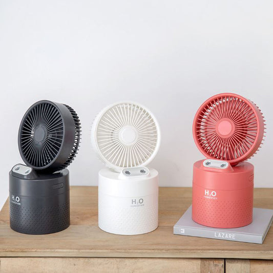 USB Charging Portable Multifunctional Desktop Humidifying Fan