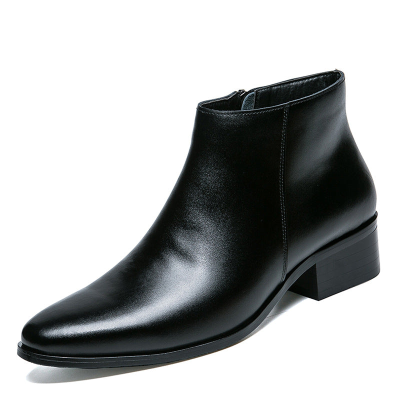 Men'S Pointed Toe Shoes British Style