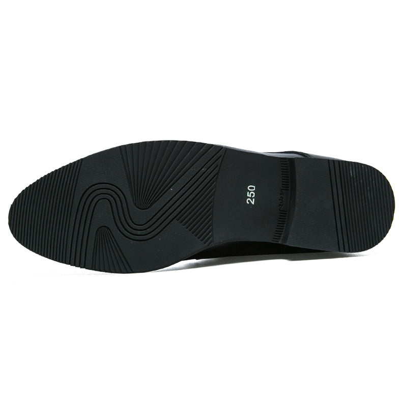 Men'S Pointed Toe Shoes British Style