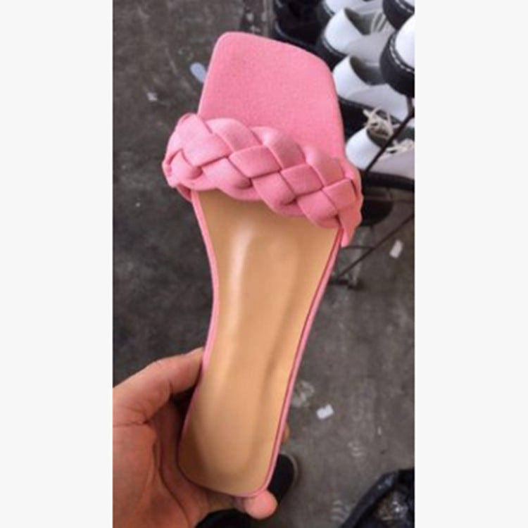 One-line Twist Women's Sandals And Slippers