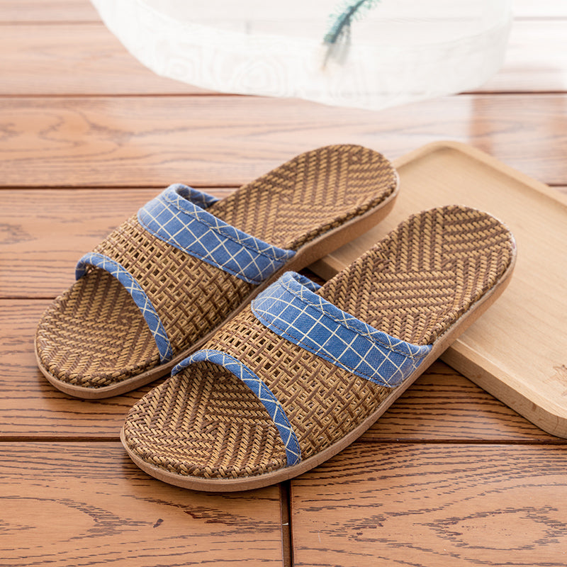 Indoor Home Household Straw Mats Non-slip Office Flip Flops