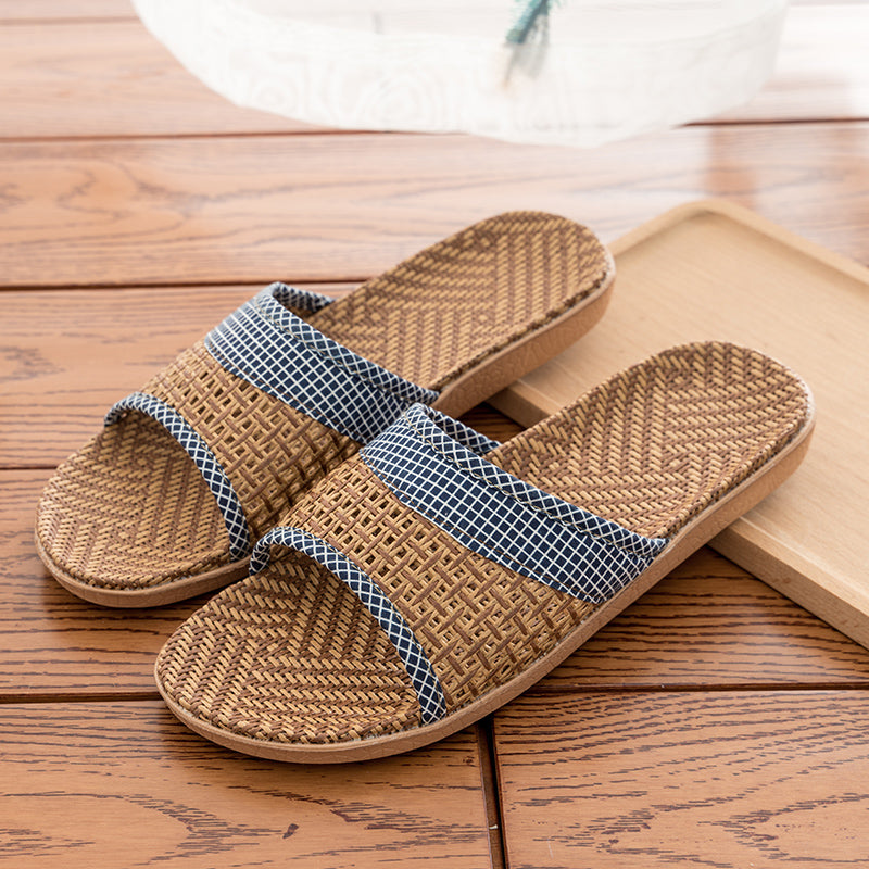 Indoor Home Household Straw Mats Non-slip Office Flip Flops