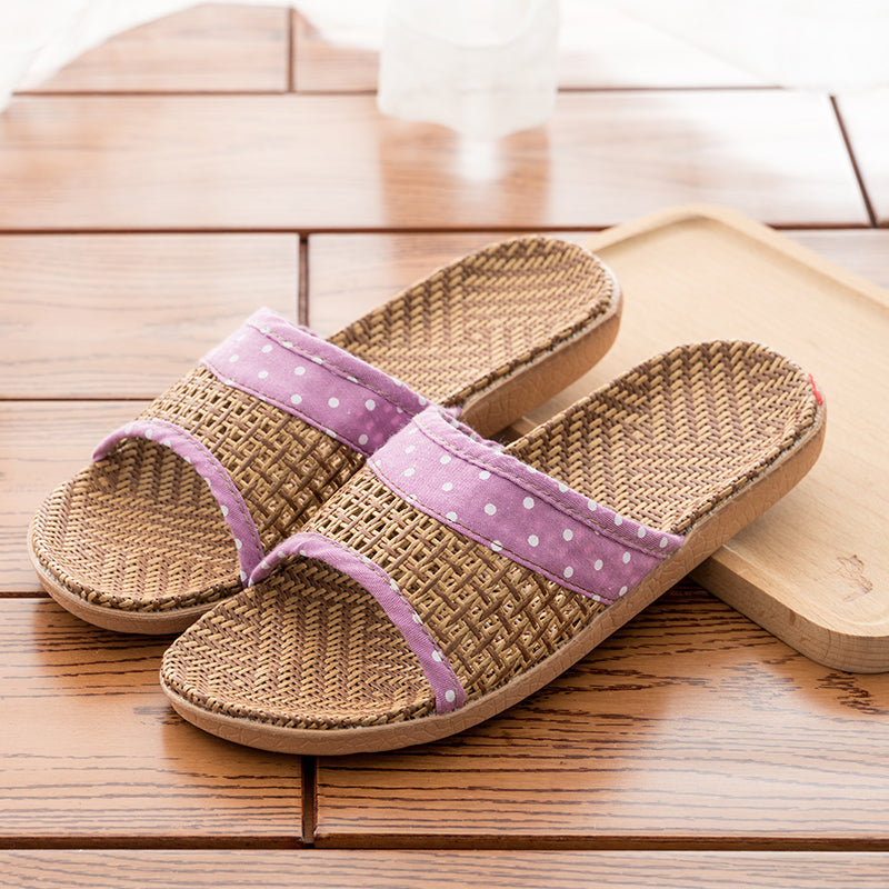 Indoor Home Household Straw Mats Non-slip Office Flip Flops