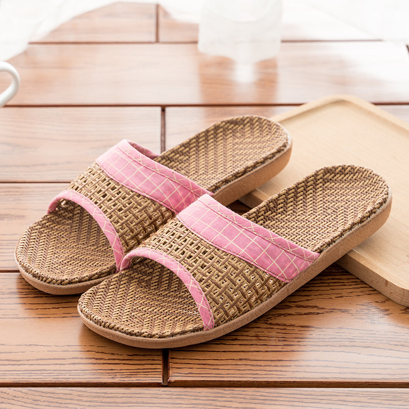Indoor Home Household Straw Mats Non-slip Office Flip Flops