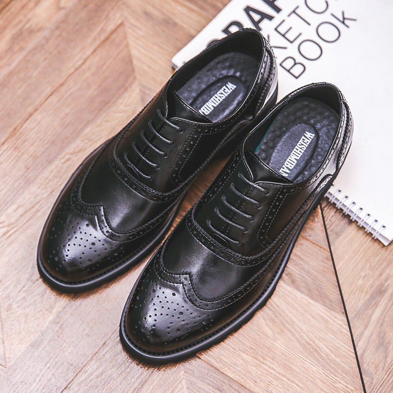 Color block business casual shoes
