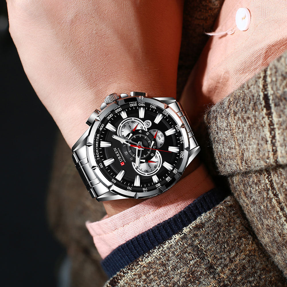 Multifunctional waterproof quartz watch
