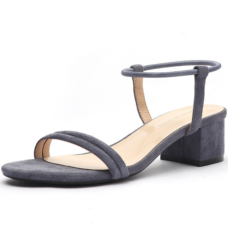 Women's elastic band shoes
