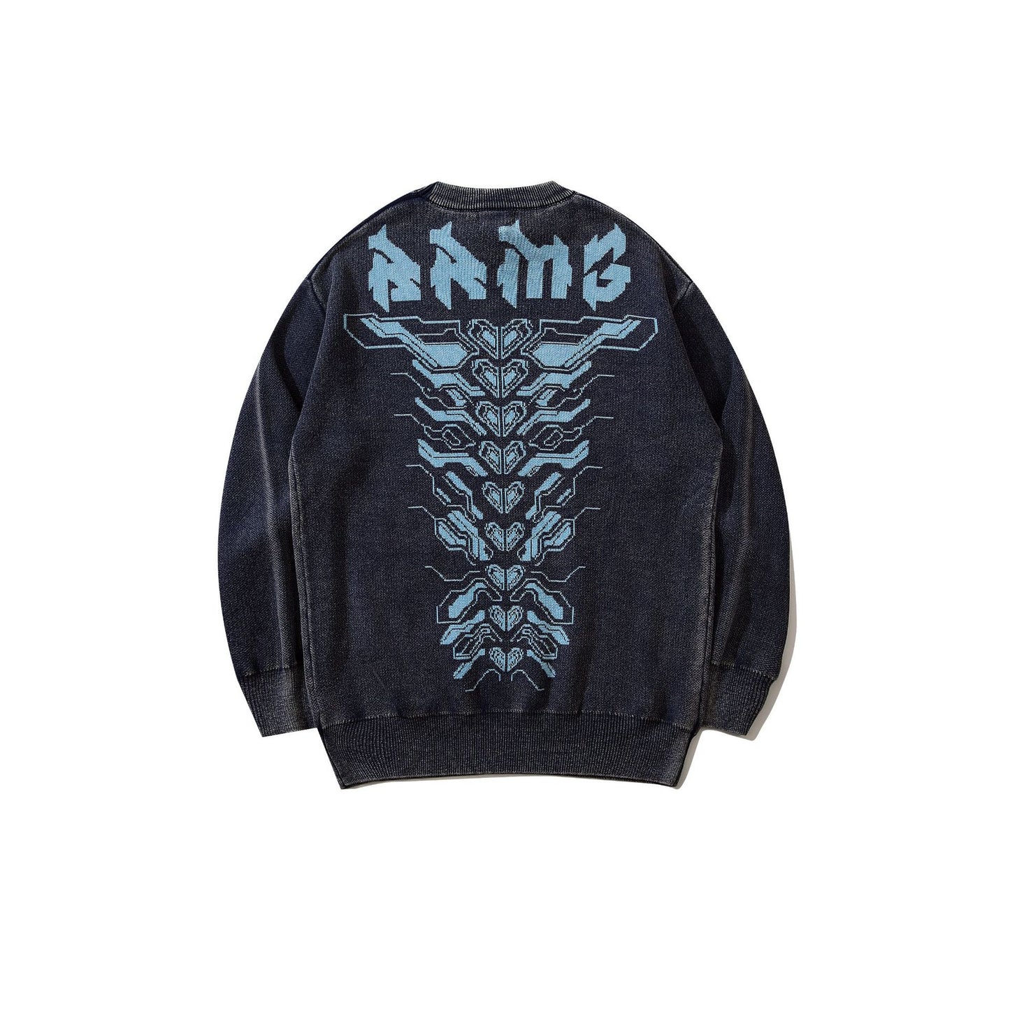 Round Neck Sweater Male Letter Loose