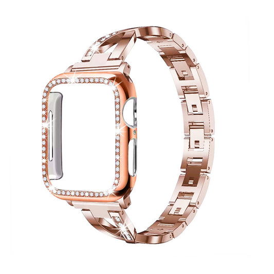 Thin wrist metal watchband case