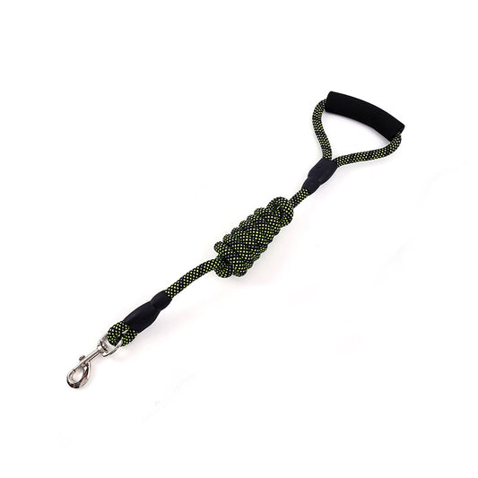 Golden dog traction rope