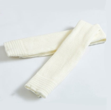 Step over the knee and pile up leg warmers