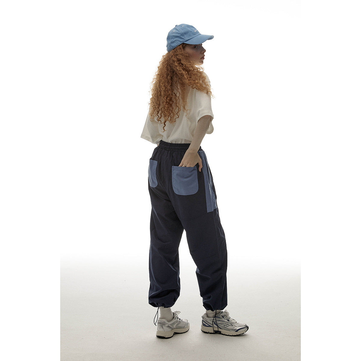Fashion Ankle-tied Casual Sports Pants Female