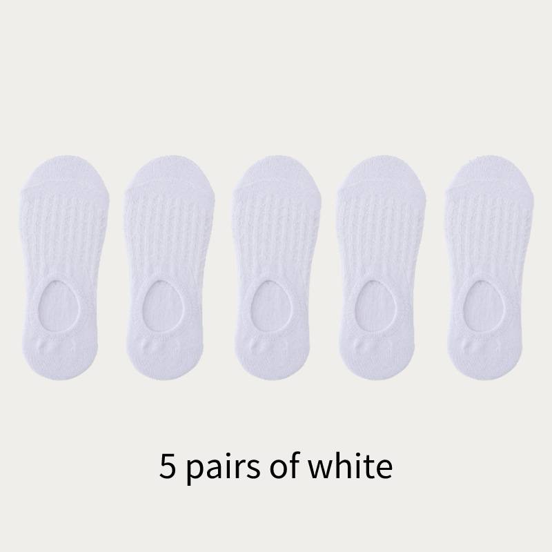 Women's Solid Color Mesh Invisible Socks