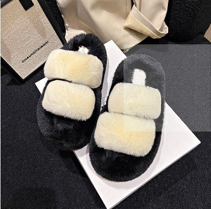 Parallel Bars Platform Slippers Women's Fashion Home