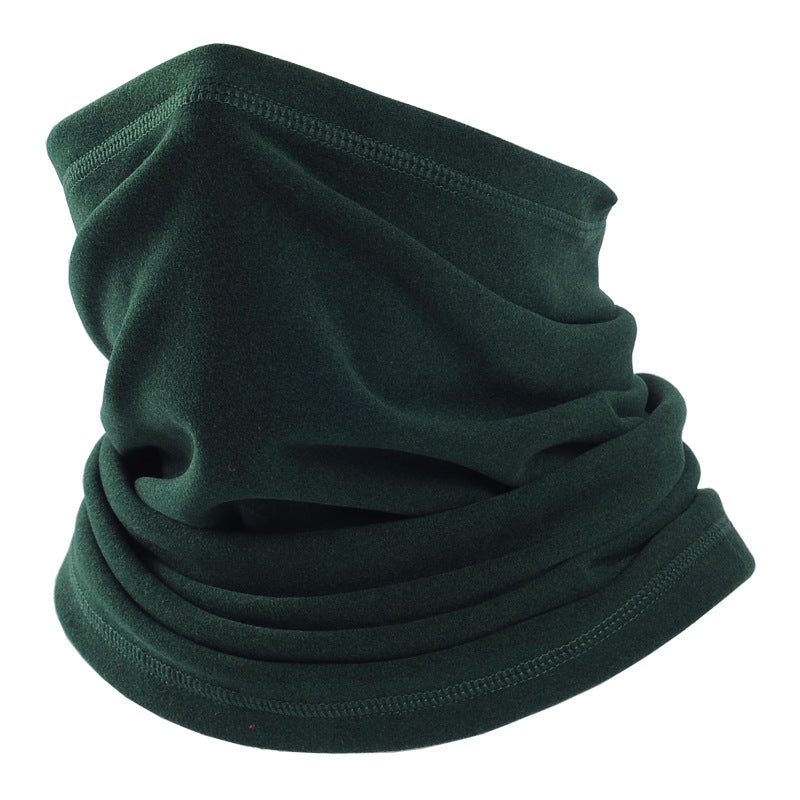 Ski half face cold winter warm hooded scarf