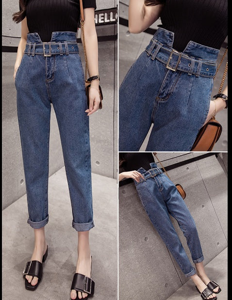 Harlan trousers with thin flower bud