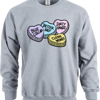 Fleece sweatshirt med bogstavprint, casual langærmet