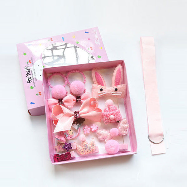 Children's Hair Accessories Crown Girl Hairpin Head Rope Rubber Band
