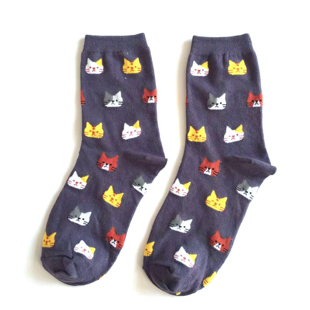 Women's Cartoon Cotton Socks