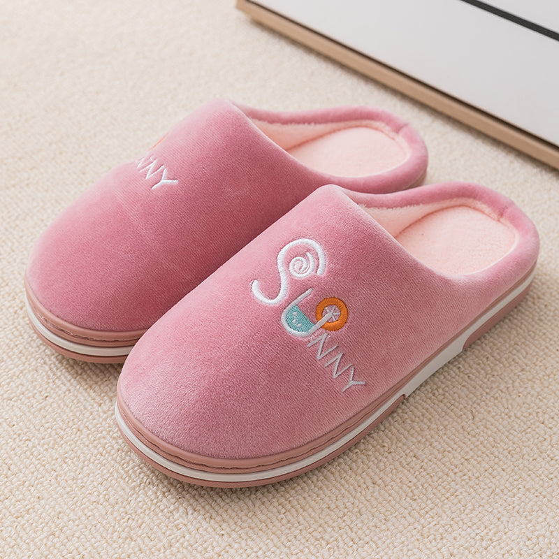 Home winter cute bag with cotton slippers