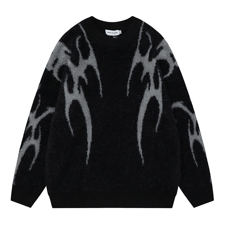 Efterår og Vinter Blød Klæbrig Mink-lignende Sweater