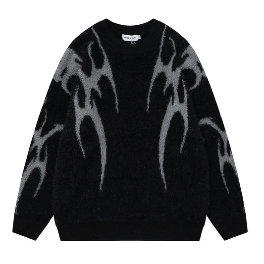 Efterår og Vinter Blød Klæbrig Mink-lignende Sweater
