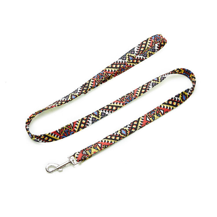 Ethnic bohemian colored traction rope