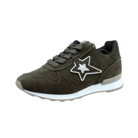 Girls sports casual women's shoes running black