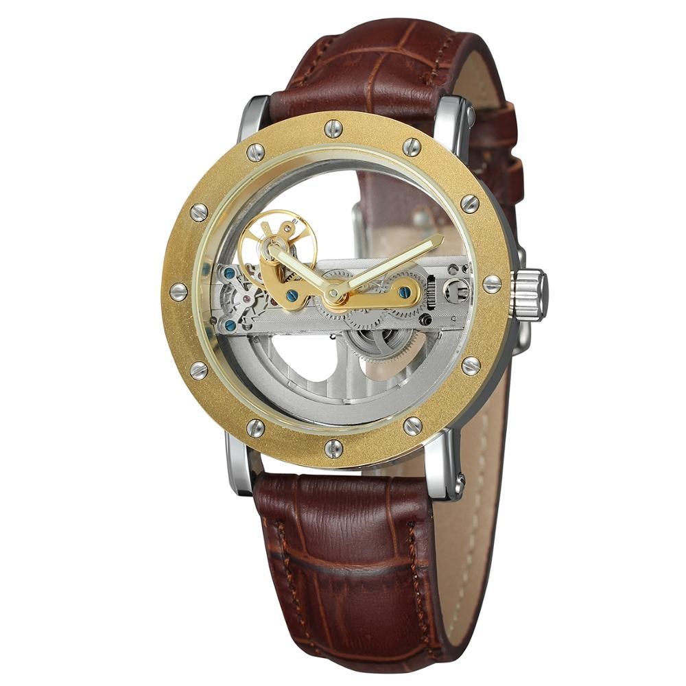 Fashion Double-Sided Hollow Men's Mechanical Watch