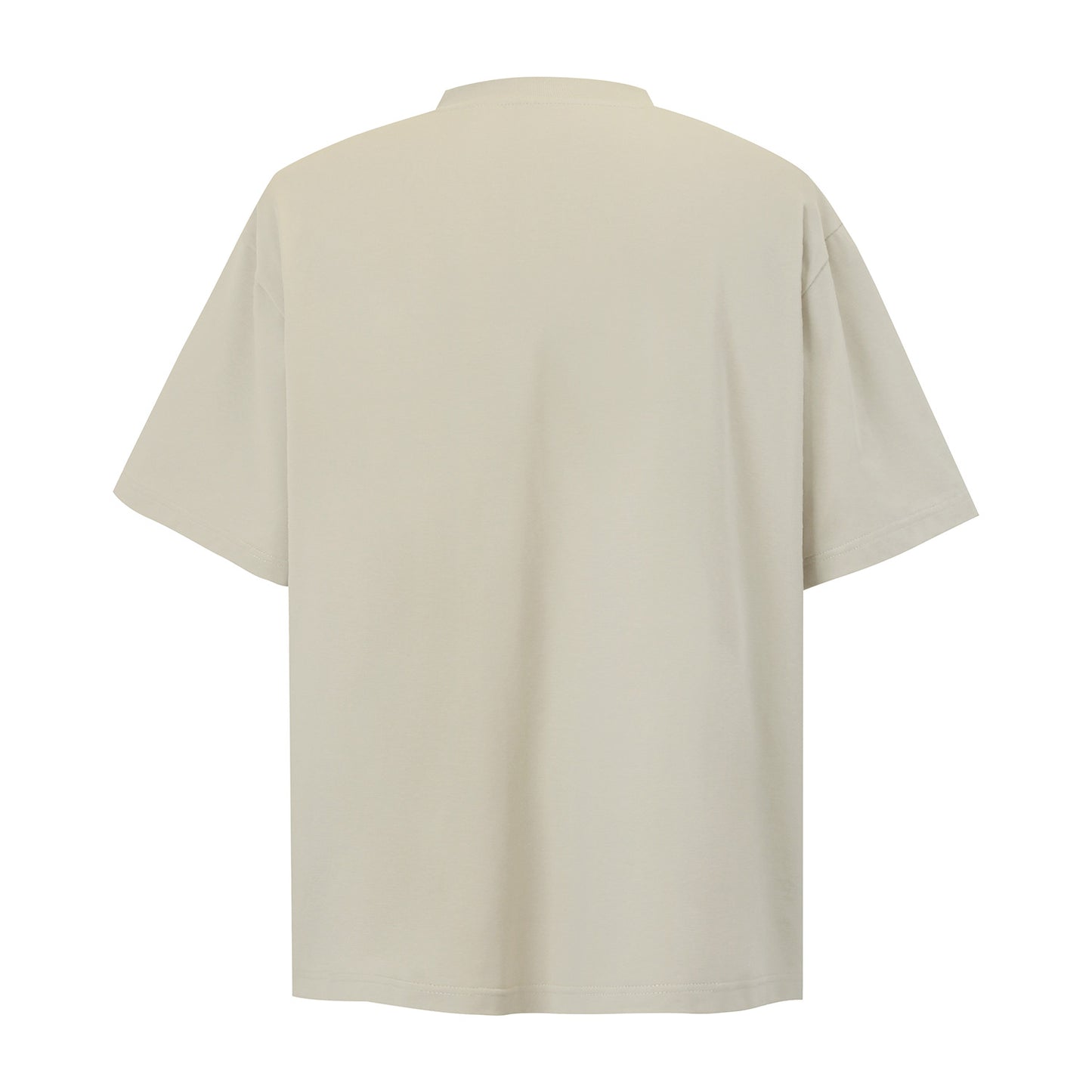 Sommer Uregelmæssigt Lynlåsdesign Stof Kortærmet T-shirt